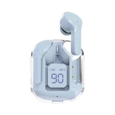 Imagem de Fones De Ouvido Bluetooth Sem Fio Com Som HiFi Estéreo, Design Transpa