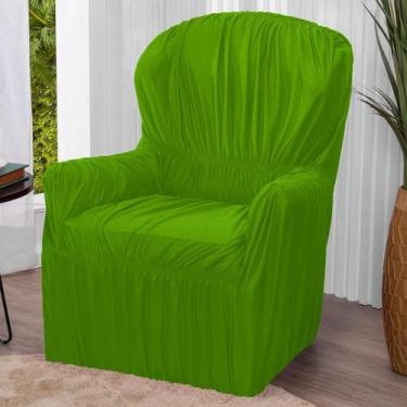 Imagem de Capa Para Poltrona 1 Lugar Elasticada Lisa - Lenharo Enxovais, Pistach