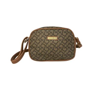 Imagem de Bolsa Transversal Pequena Café Classic Abc Bags 631823