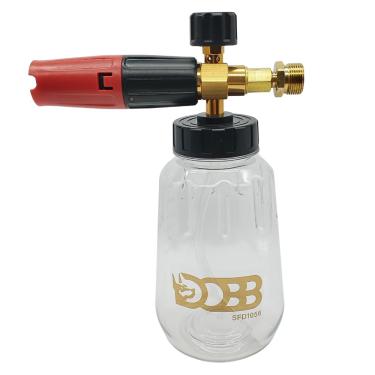 Imagem de Aplicador Snow Foam Canhão Espuma Profissional Transparente 1L Compatível com Black&Decker PW2100 Encaixe M22 ID15