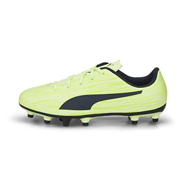 Imagem de PUMA Tênis infantil unissex Rapido II Firm Artificial Ground, Parisian Night-fresh amarelo-ébano, 12 Big Kid