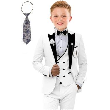 Imagem de Terno de smoking Tesscy Boys, roupa de casamento formal, tamanho 2 a 5
