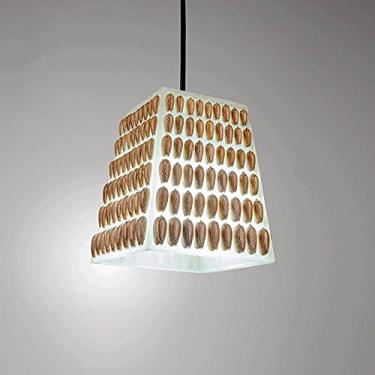 Imagem de YQSLQZZ Iluminação pendente acima da mesa de jantar, lustre decorativo criativo para sala de jantar, luzes de teto penduradas em ilha de cozinha de fazenda vintage, altura ajustável, luzes E27*1