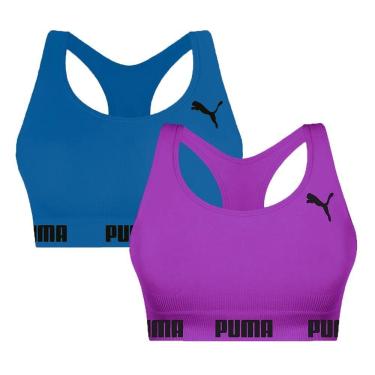 Imagem de Kit 2 Tops Puma Nadador Sem Costura Feminino