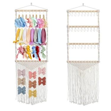 Imagem de Suporte de bandana YoCity Macrame Bow Organizer 120x33 cm