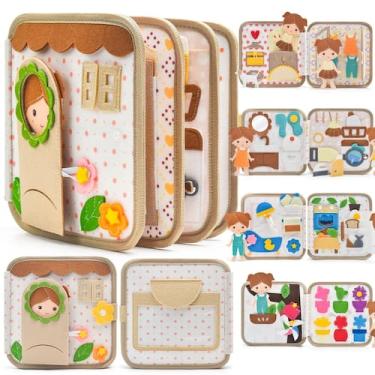 Imagem de Silouka Montessori Busy Book para crianças de 1 a 3 anos