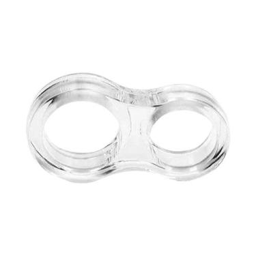 Imagem de Batente De Porta De Silicone Transparente Sem Furação, Amortecedor De 