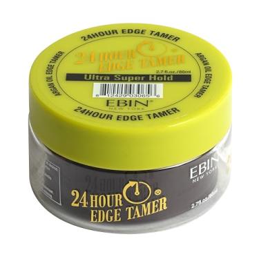 Imagem de EBIN NEW YORK 24 Hour Edge Tamer, Ultra Super Hold, 2,7 onças - sem descamação, sem resíduo branco, brilho e textura suave com óleo de argan e óleo de rícino