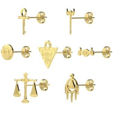 Imagem de Yu-Gi-Oh! Conjunto de brincos Millennium