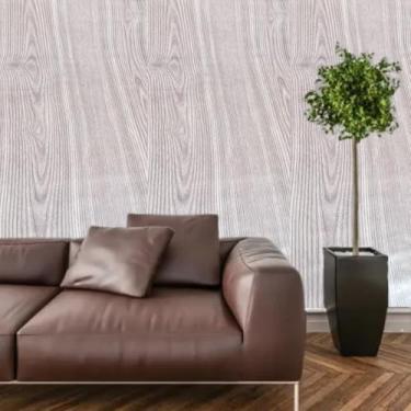 Imagem de Papel de Parede Adesivo Autocolante Rolo 5 Metros x 45cm Decoração Envelopamento (Madeira Clara)
