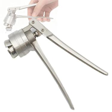 Imagem de Crimpador De Tampa De AçO InoxidáVel MáQuina De Selagem,DiâMetro Da Boca Da Garrafa 13-28 Mm Para Qualquer Garrafa Pequena Com Tampas De AlumíNio PláStico Ou Tampas De AlumíNio Puro