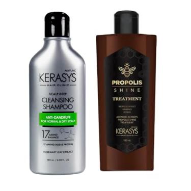 Imagem de Kerasys Kit (Shampoo Scalp Cleansing + Própolis Shine Tratamento) 180ml
