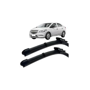 Imagem de Kit Par Palhetas Automotiva Limpadores Para-brisa Onix/Prisma 2013/19 Dianteira