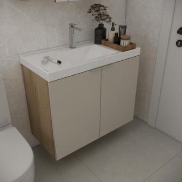 Imagem de Gabinete de Banheiro sem Cuba 79,6cm Vittare - Estilare