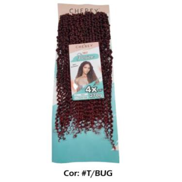 Imagem de Cabelo Passion Twist Cacheado Dread Fibra Sintética 270g - bbless, 1b/
