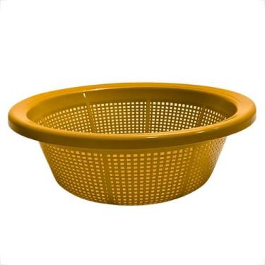 Imagem de Kit 10 Escorredor Macarrão Lavador Arroz Lava Tudo Multiuso 27x12cm Pl