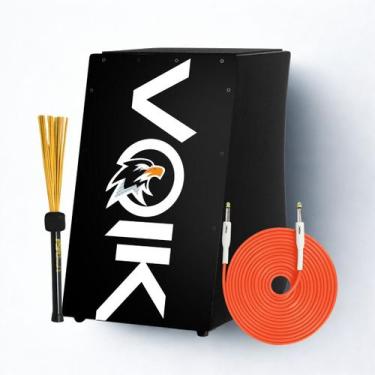 Imagem de Cajon Elétrico Preto Com Vassourinha STD Lite C83 AG OG Voik By FSA, S