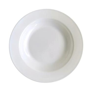 Imagem de Prato Fundo Branco Melamina Hotel Buffet Restaurantes 25cm