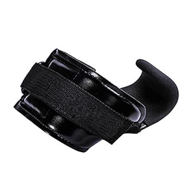 Imagem de Deevoka Ganchos de Levantamento de Fitness para Ginástica, Alças, Barra de Mão, Suporte, Gancho, Pull-up, Preto