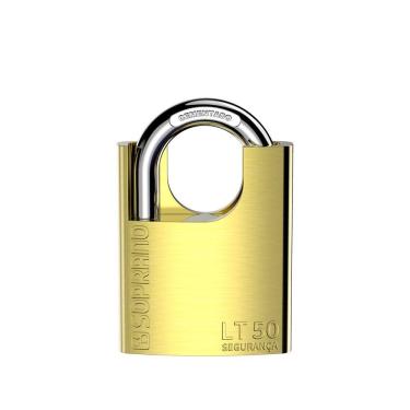 Imagem de Cadeado De Latao Alta Segurança Soprano - Lt50