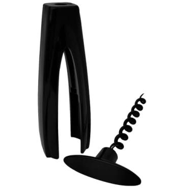 Imagem de Abridor Saca-rolhas Prático de Encaixe - Fácil de Usar - para Vinhos CTK Mais (Preta)