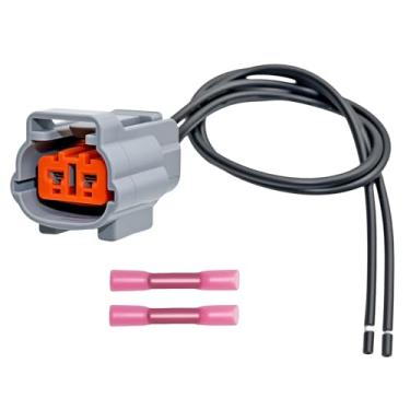 Imagem de Plugue do conector solenoide de desligamento de combustível – Serve para Kubota D905/D1005/V1305/V1505 – Substituição do chicote do conector – Substitui 17208-60016, 17208-60015, 17208-60017, 17208