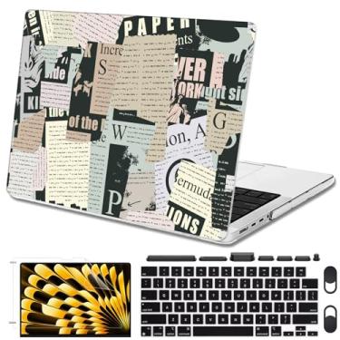 Imagem de Seanai Compatível com MacBook Pro 14 polegadas 2025-2021 M5 M4 M3 Pro/Max Chip A3434 A3112 A3185 A3401 A2918 A2992 M2 A2779 M1 A2442, capa rígida, capa de teclado, tela Flim, Jornal Emenda