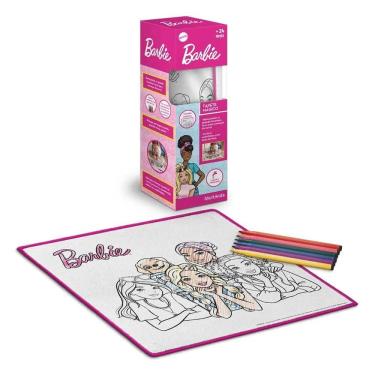 Imagem de Tapete Mágico Acqua Para Colorir Barbie Multikids - BR2558
