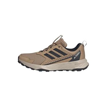 Imagem de adidas Tênis masculino Terrex Tracefinder 2 Climaproof Trail Running, Strata de papelão/preto/bronze, 42