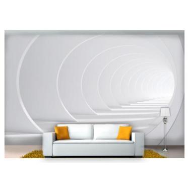 Imagem de Papel De Parede Túnel Profundo Geométrico 3D At53 - Você Decora