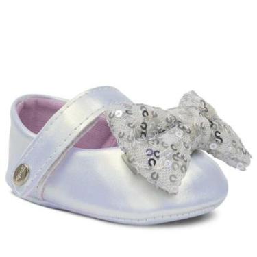 Imagem de Sapatilha Bebê Menina N°13ao18 Laço Tule Princesa 01.42-Feminino