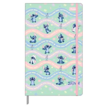 Imagem de Caderno 128x208mm Capa Dura Costurado Sem Pauta 80 Folhas Stitch Capa B Foroni