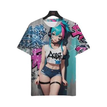Imagem de Camiseta 3D De Personagem De Anime Para Homens E Mulheres, Estampa Sex