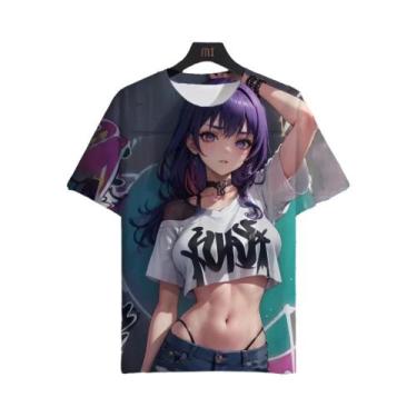Imagem de Camiseta 3D De Personagem De Anime Para Homens E Mulheres, Estampa Sex