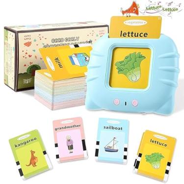 Imagem de Generic Máquina de Cartões Flash Interativos, Brinquedo de Aprendizagem de Interpretação de Vocabulário para Crianças Em Idade Pré-escolar, Sem Wi-fi, Brinquedo de Cartão de Fala Necessário para