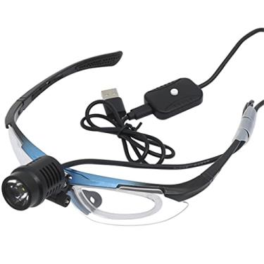Imagem de YYBOES Farol com óculos de luz de brilho ajustável para lupa de exame otorrinolaringológico