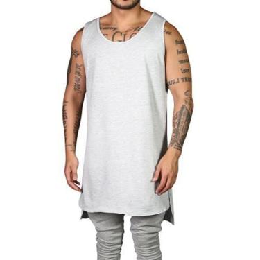 Imagem de Camiseta Regata Swag Lisa Longline Style-Masculino