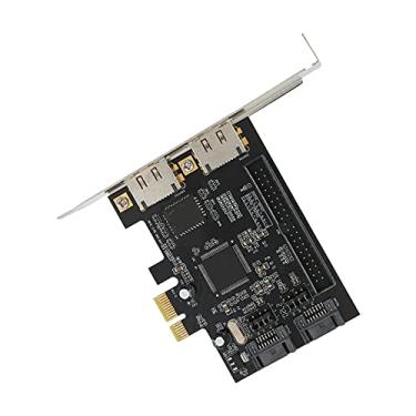 Imagem de Naroote Placa Adaptadora PCIe Conversor SATA ESATA IDE de Alta Velocidade para Hardware de Computador Com CD de Driver, Suporta para Uso Em Escritório Doméstico