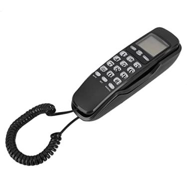 Imagem de Akozon KX T888CID Caller ID Display Telefone para Escritório Doméstico - Suporte para Duplo, Tela LCD, 38 Slots de Memória, Cor Aleatória para Linha Telefônica do Reino Unido (Preto)