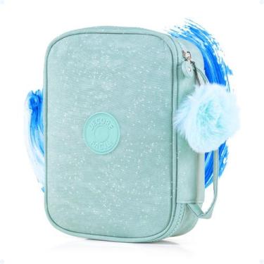 Imagem de Estojo Grande Box Jumbo Escolar C/ Divisórias Compartimentos - Hxt, Ve