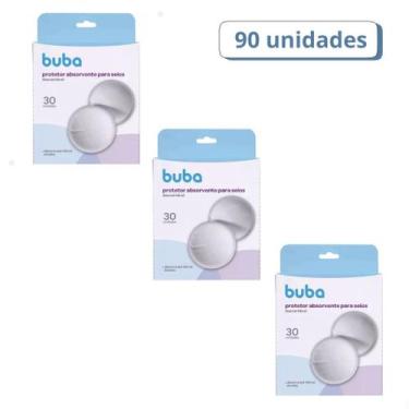 Imagem de Kit 3 Absorvente Protetor de seio BUBA Descartável Com 30 Unidades CAD