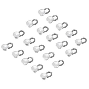 Imagem de aqxreight Botões de Extensor da Cintura 20pcs para e Camisas de Colarinho de Colarinho Expansores