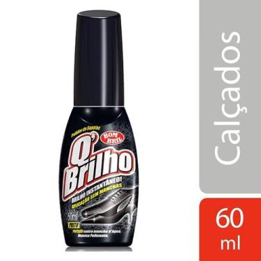 Imagem de Cera Líquida Para Sapato Q ' Brilho Preto 60ml - Bombril