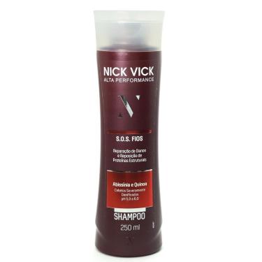 Imagem de Shampoo S.o.s. Fios Nick Vick Alta Performance 250ml
