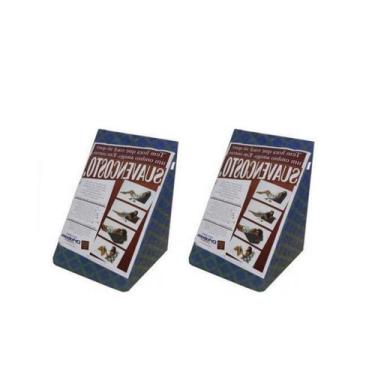 Imagem de Kit 2 Encosto Triangular Suave Encosto Ortobom Capa Zíper