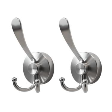 Imagem de Ganchos de ventosa para chuveiro, ganchos de toalha com 3 ganchos para banheiro, cozinha, ganchos de parede para pendurar grinaldas, bucha, casacos, roupões de banho em vidro, espelho, azulejo e