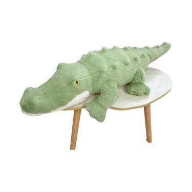 Imagem de Brinquedo De Pelúcia Crocodilo Verde Selva, Almofada De Animal De Esti
