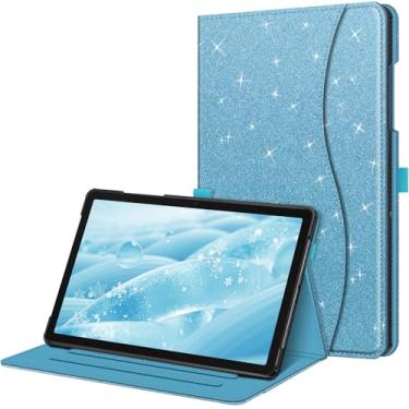 Imagem de Fintie Capa para Samsung Galaxy Tab A9 Plus/A9+ 5G 11 polegadas modelo 2023 (SM-X210/X216/X218), capa traseira com suporte inteligente de visualização em vários ângulos com bolso despertar/hibernar