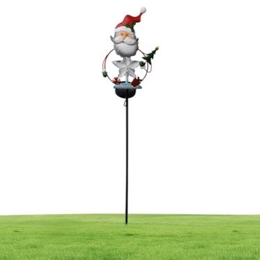 Imagem de Luzes De Natal Solares - LED Iluminação Ambiental Alce | Luzes De Natal Solares Impermeáveis Exterior - Para Jardim, Quintal, Relvado, Pátio, Alpendre, Caminho, Entrada, Decorações Para Festas E Feria