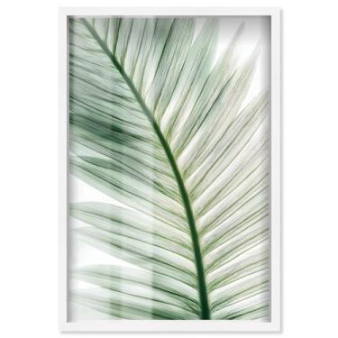 Imagem de Forest Filigree I Shadowbox Print Coastal Wall Art por Art Remedy, moldura branca, 43 x 63 cm